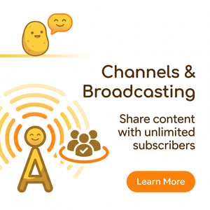 POTATO品牌 - Potato聊天软件Moments功能：分享动态、发布更新教程